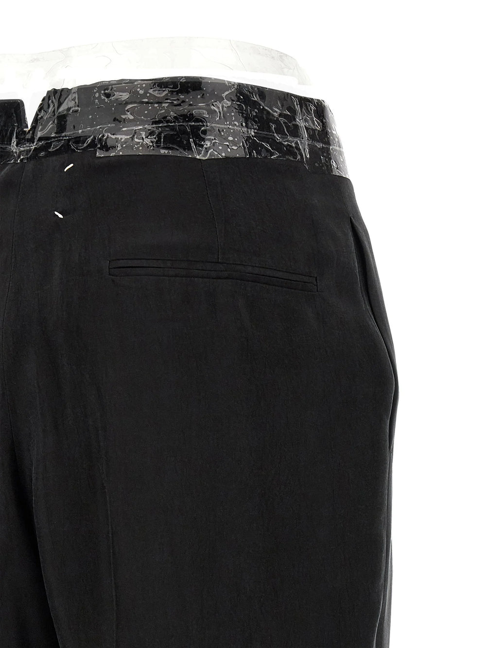 Maison Margiela Black Copper Casual Pants