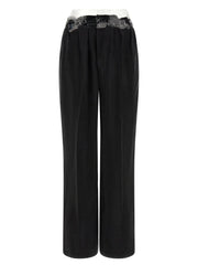 Maison Margiela Black Copper Casual Pants
