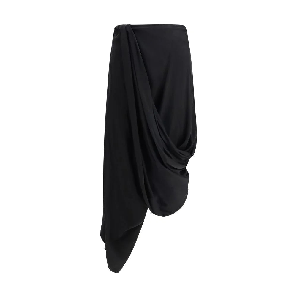 Maison Margiela Black Copper Midi Skirt - IT42 | L