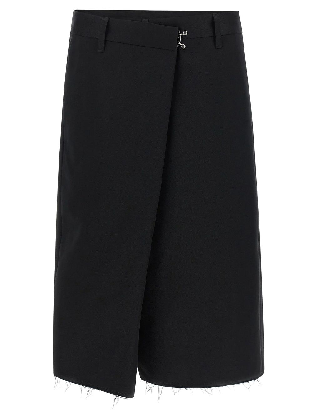 Maison Margiela Black Cotton Bermuda Shorts