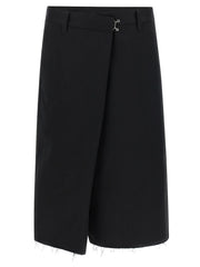 Maison Margiela Black Cotton Bermuda Shorts