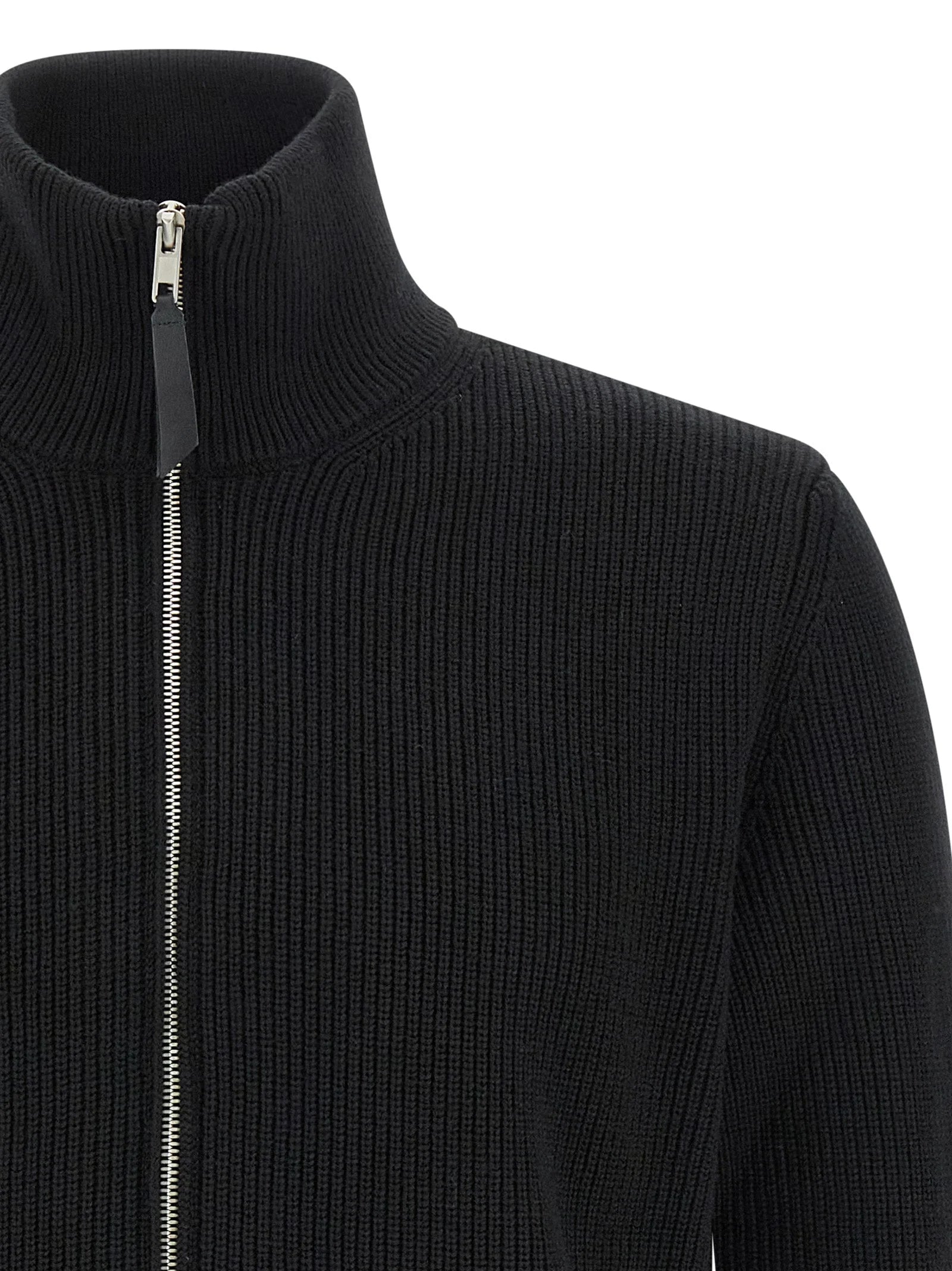 Maison Margiela Black Cotton Cardigan