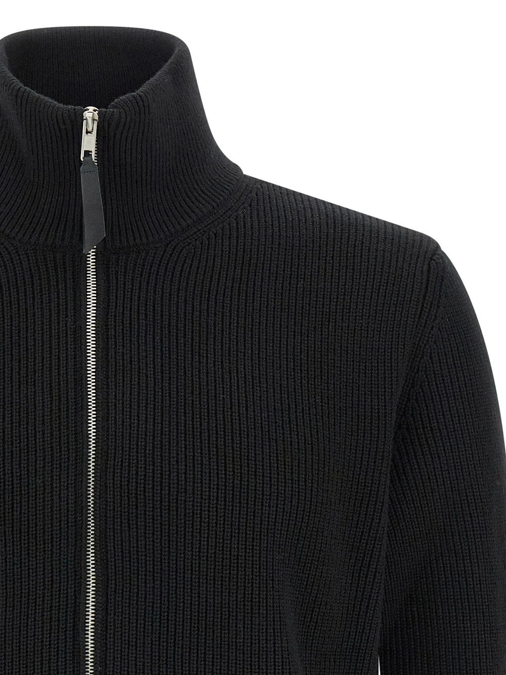 Maison Margiela Black Cotton Cardigan