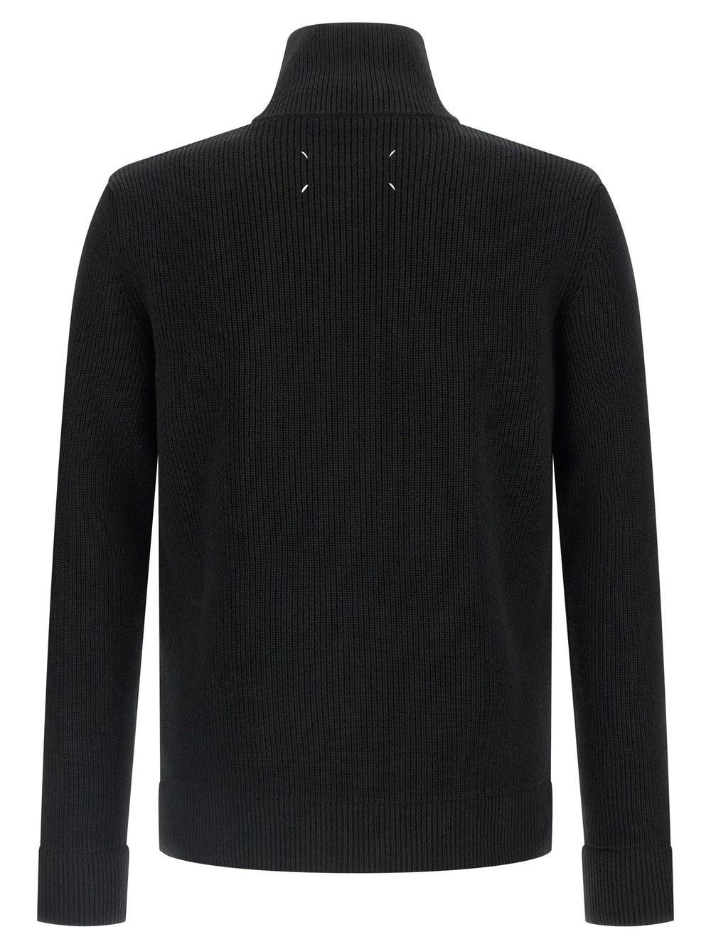 Maison Margiela Black Cotton Cardigan