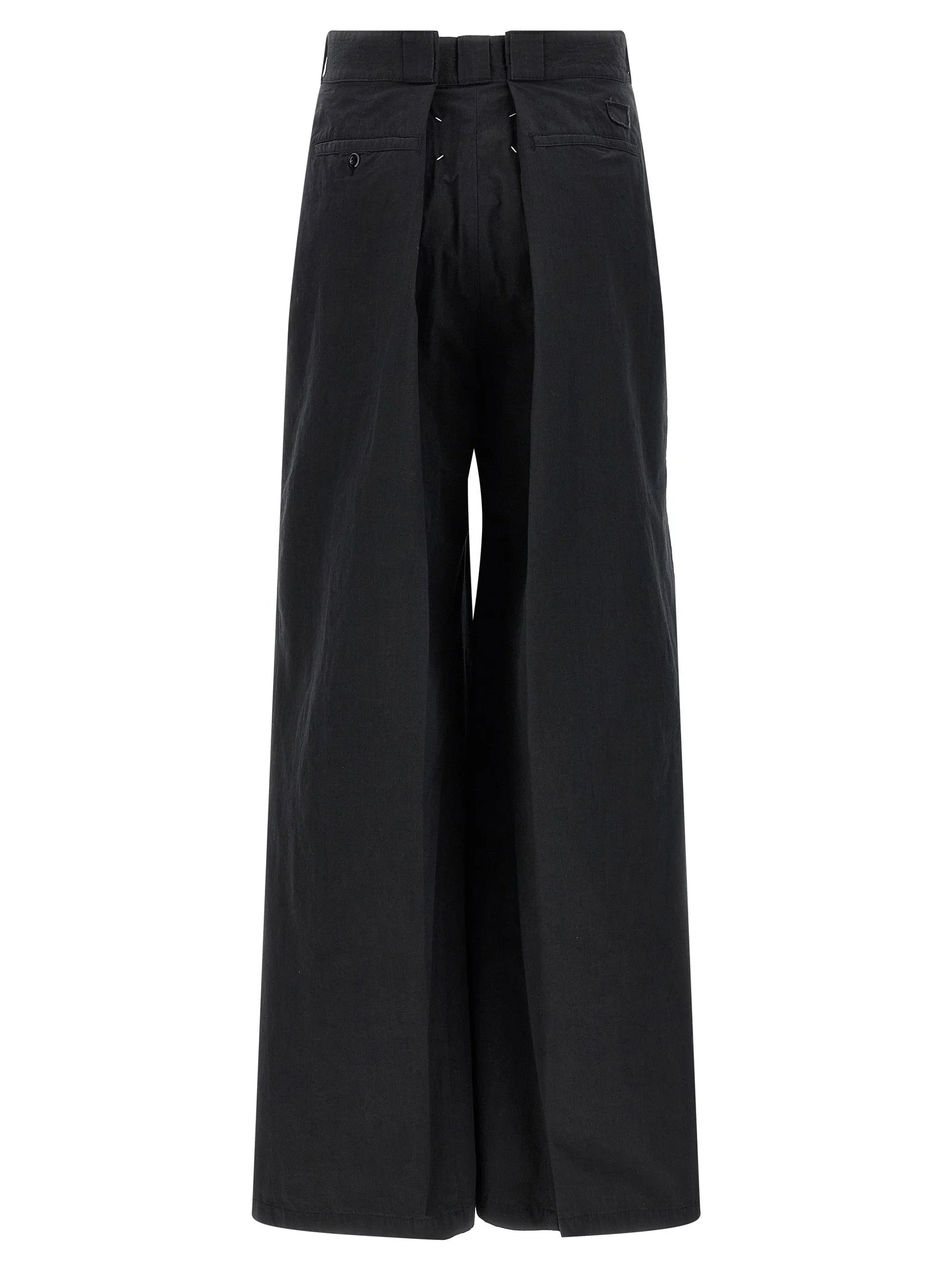 Maison Margiela Black Cotton Casual Pants - IT42