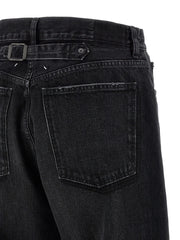 Maison Margiela Black Cotton Straight-Leg Jeans - W32
