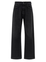 Maison Margiela Black Cotton Straight-Leg Jeans - W32
