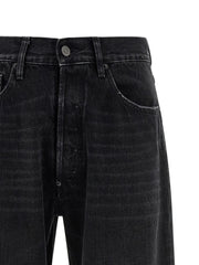Maison Margiela Black Cotton Straight-Leg Jeans - W32