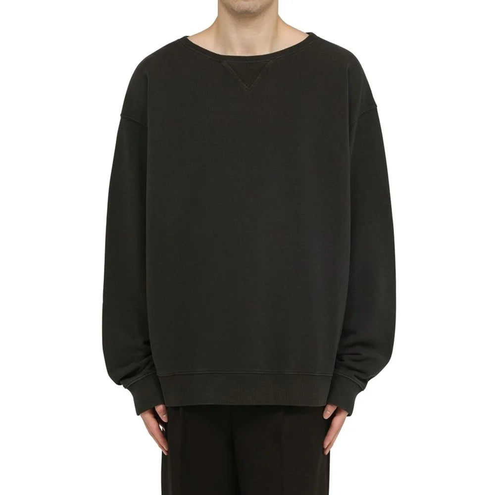 Maison Margiela Black Cotton Sweatshirt