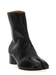 Maison Margiela Zwarte Enkelboots van Lam Leer