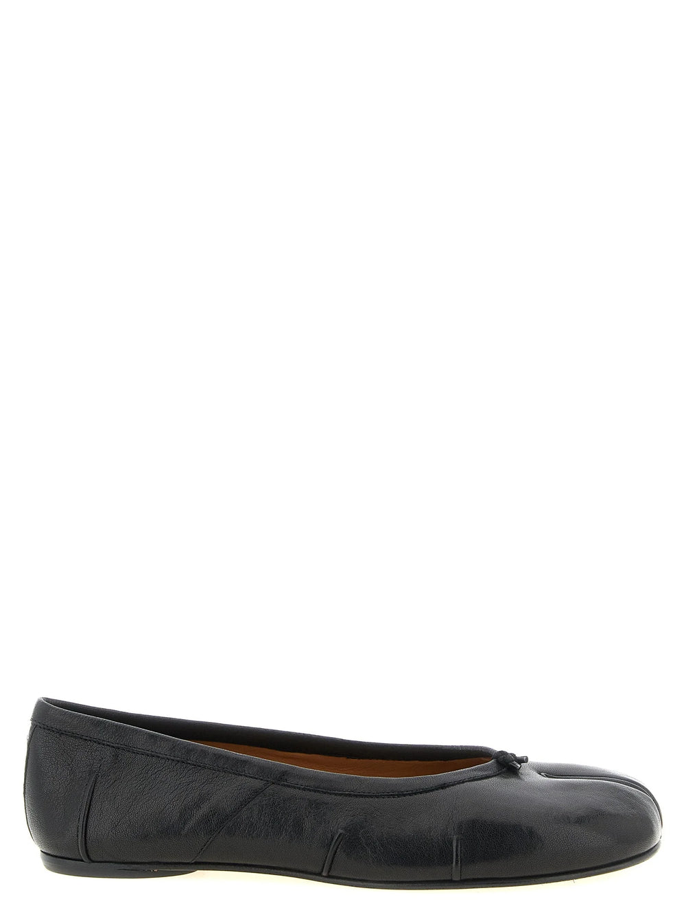 Maison Margiela Black Lamb Leather Ballet Flats - EU39.5/US9.5