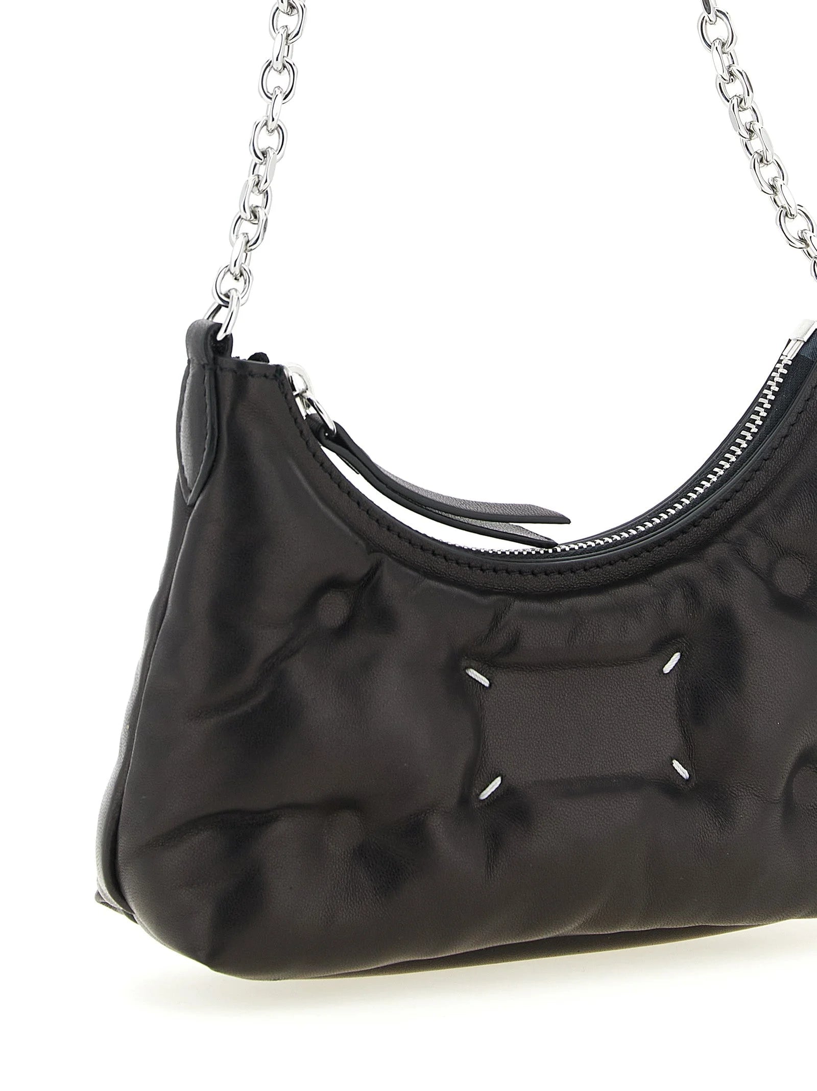 Maison Margiela Black Lamb Leather Crossbody Bag
