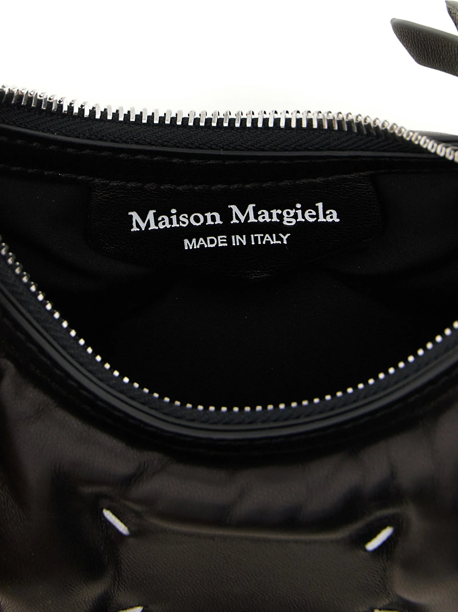 Maison Margiela Black Lamb Leather Crossbody Bag