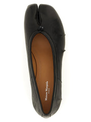 Maison Margiela Black Lamb Leather Mid Heel Pumps