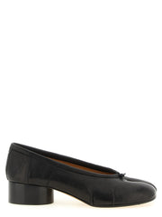 Maison Margiela Black Lamb Leather Mid Heel Pumps