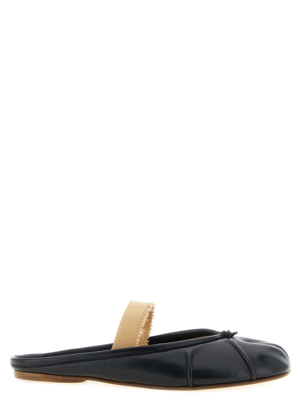 Maison Margiela Black Lamb Leather Mules