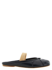 Maison Margiela Black Lamb Leather Mules