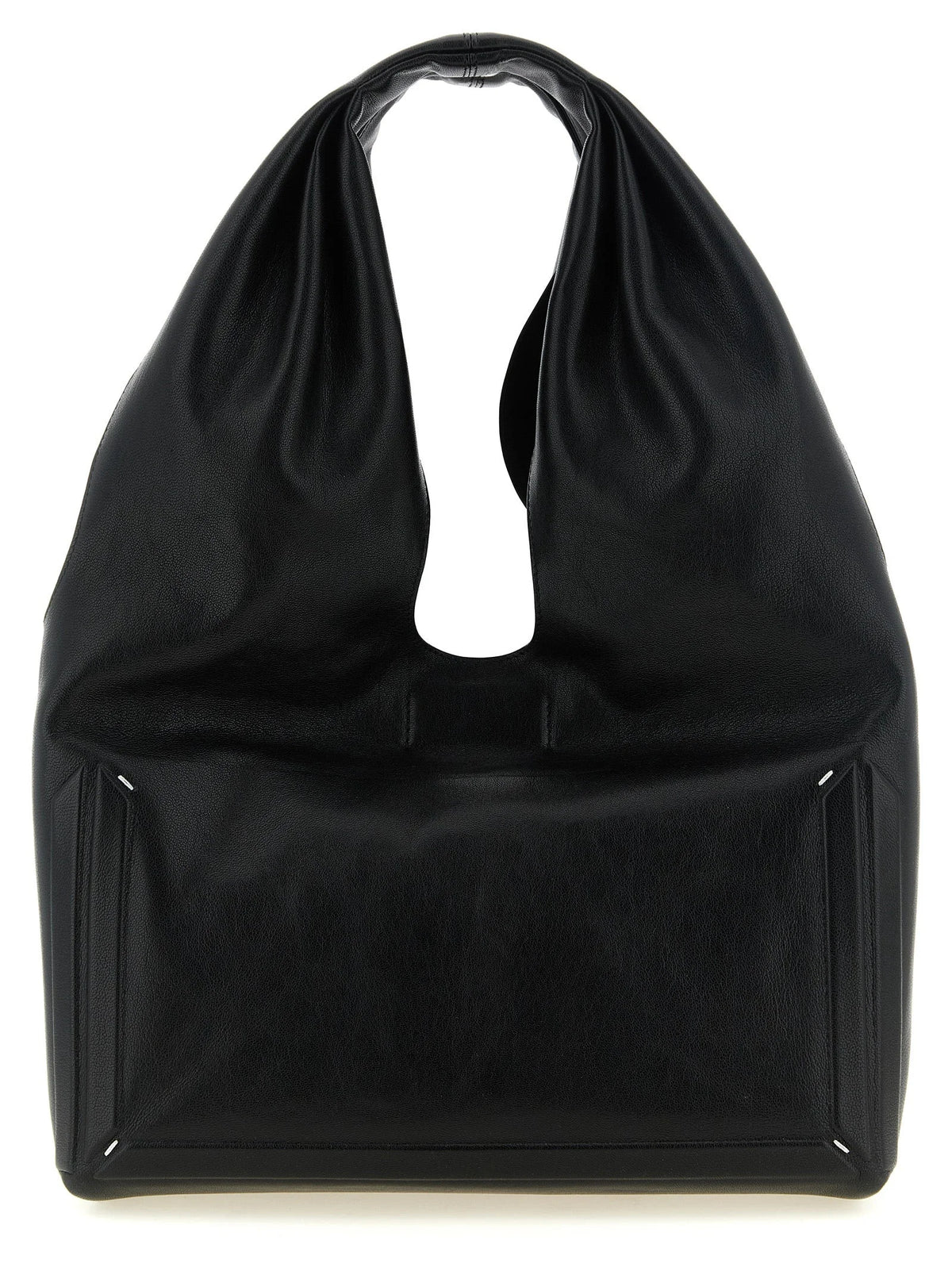 Maison Margiela Black Lamb Leather Shoulder Bag