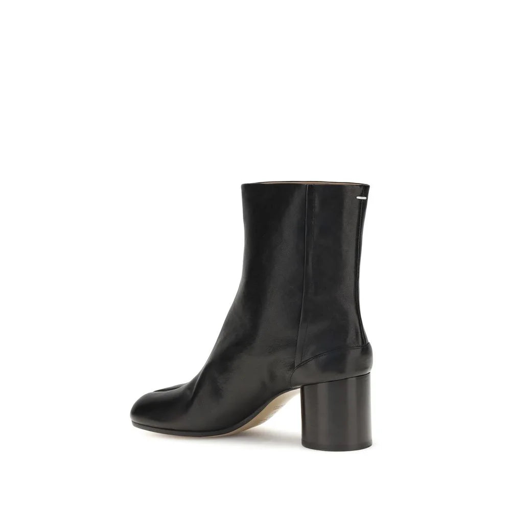 Maison Margiela Black Lamb Ovis Aries Ankle Boots - EU40/US10