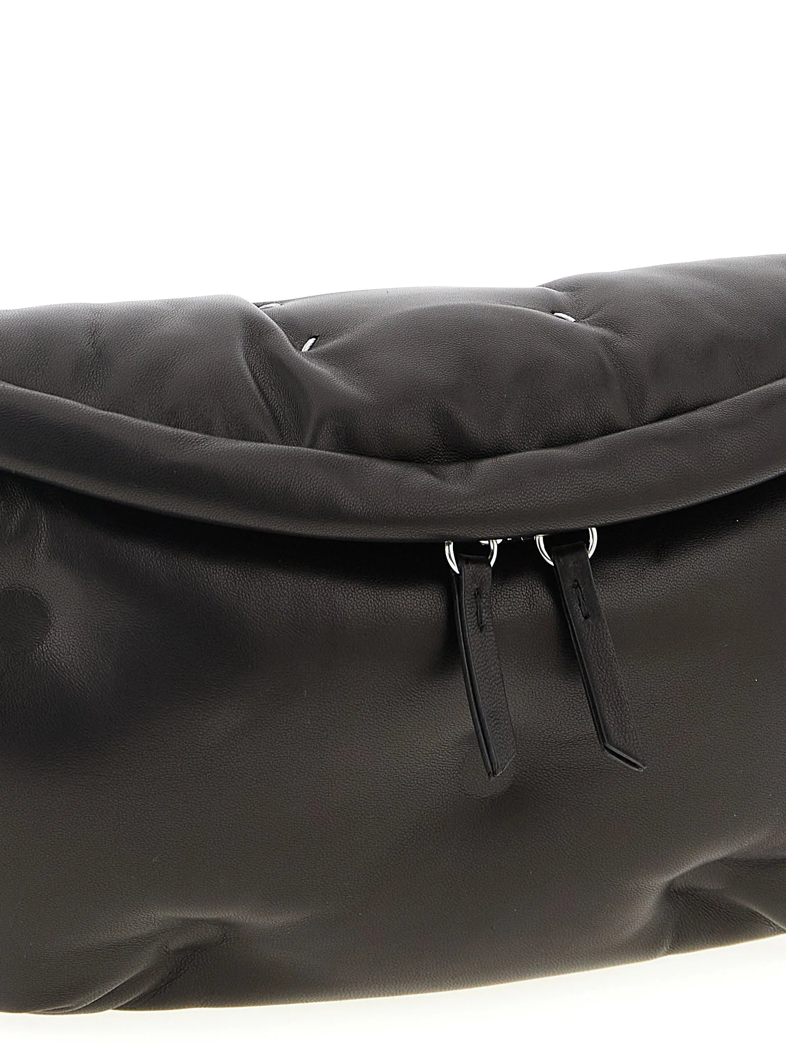 Maison Margiela Black Lambskin Crossbody Bag