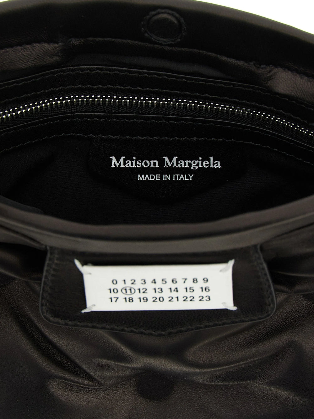 Maison Margiela Black Lambskin Crossbody Bag