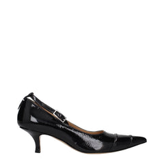 Maison Margiela Black Leather Pumps