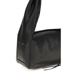 Maison Margiela Black Leather Shoulder Bag
