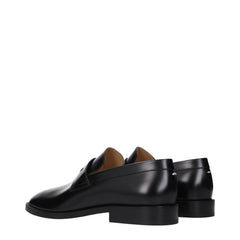 Maison Margiela Black Leather Slip-On Loafers - EU40/US7