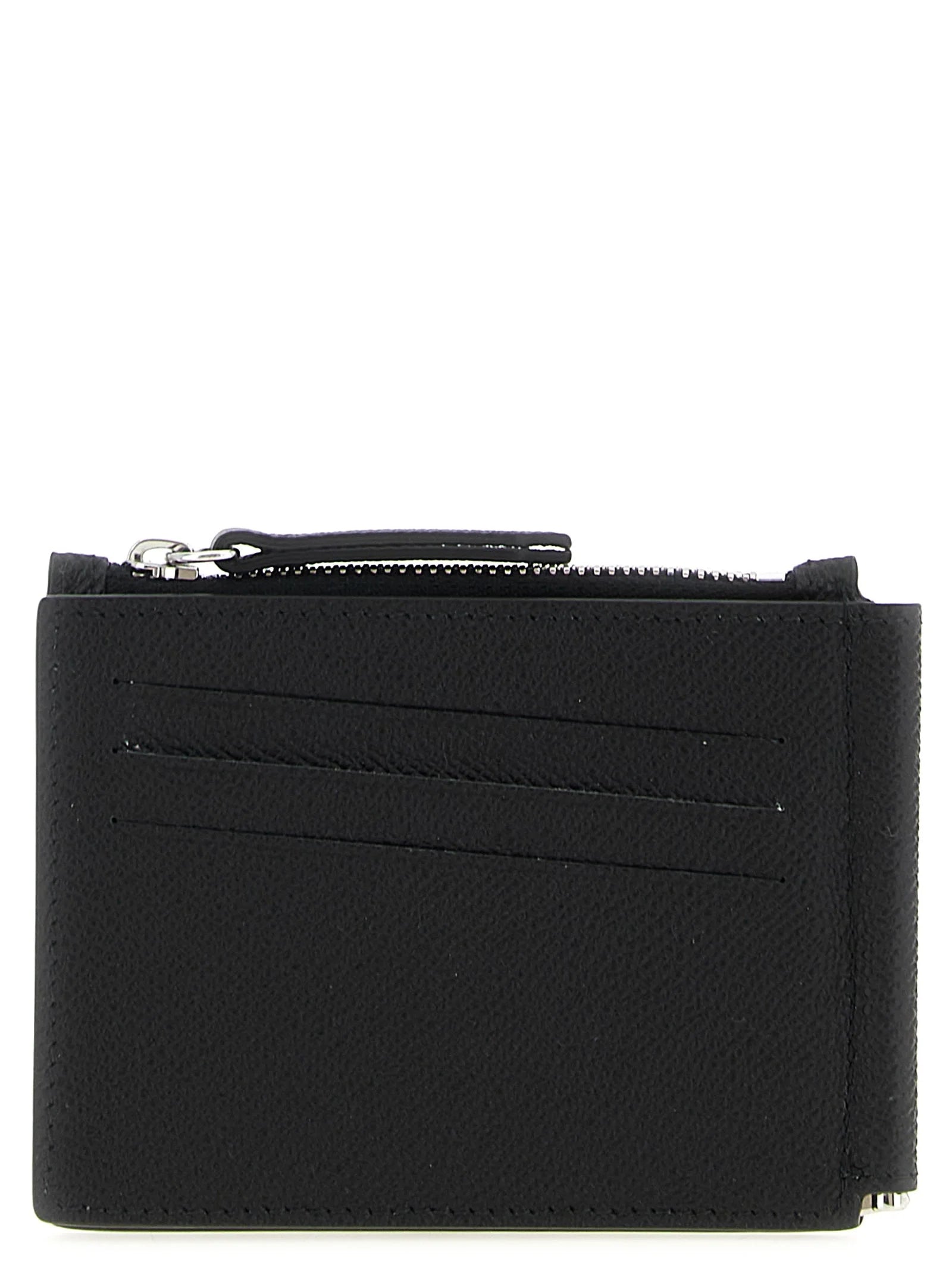 Maison Margiela Black Leather Leather Wallet