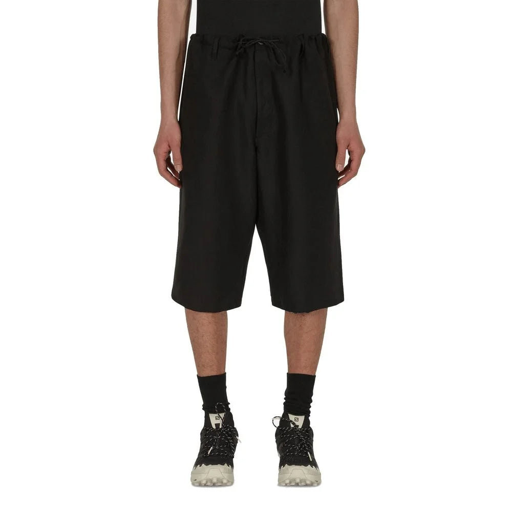 Maison Margiela Black Linen Bermuda Shorts - IT46 | S