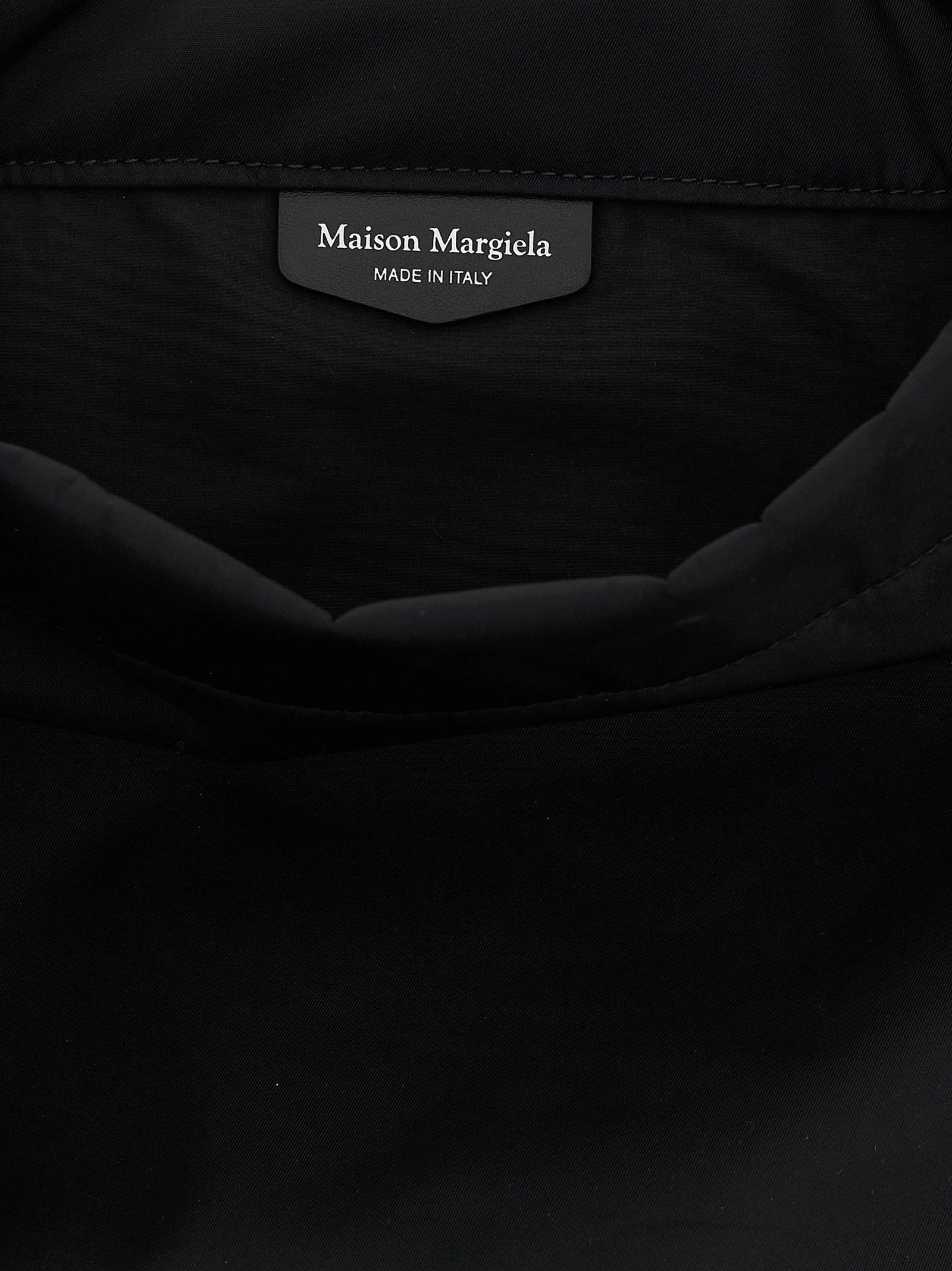 Maison Margiela Black Polyamide Backpack