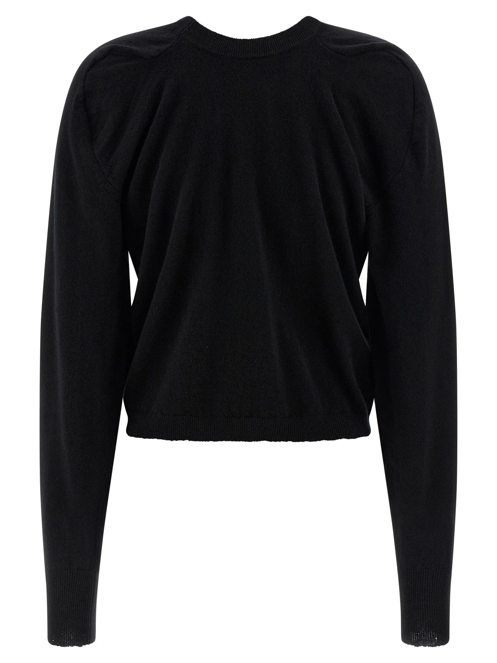 Maison Margiela Black Virgin Wool Cardigan
