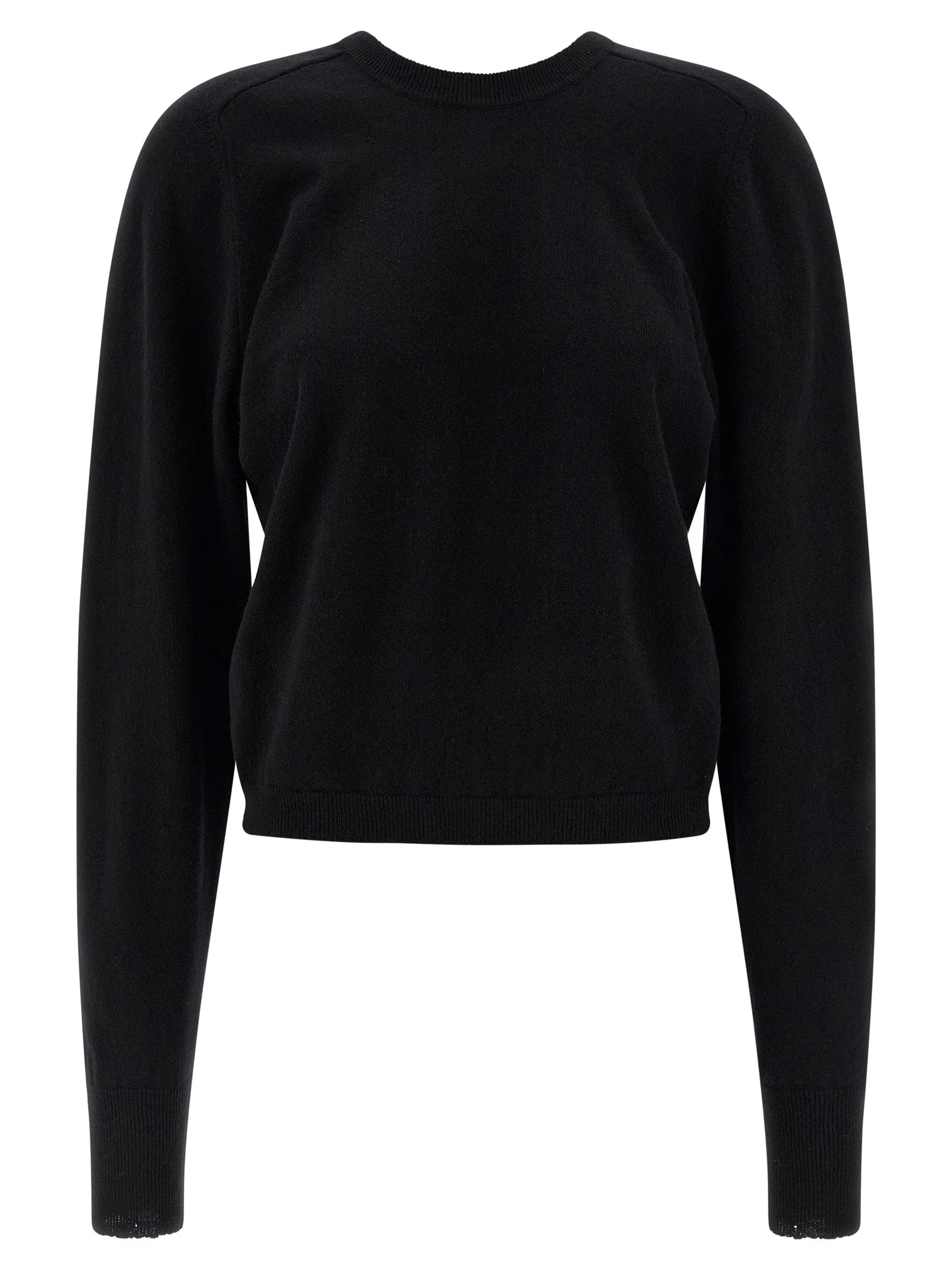 Maison Margiela Black Virgin Wool Cardigan