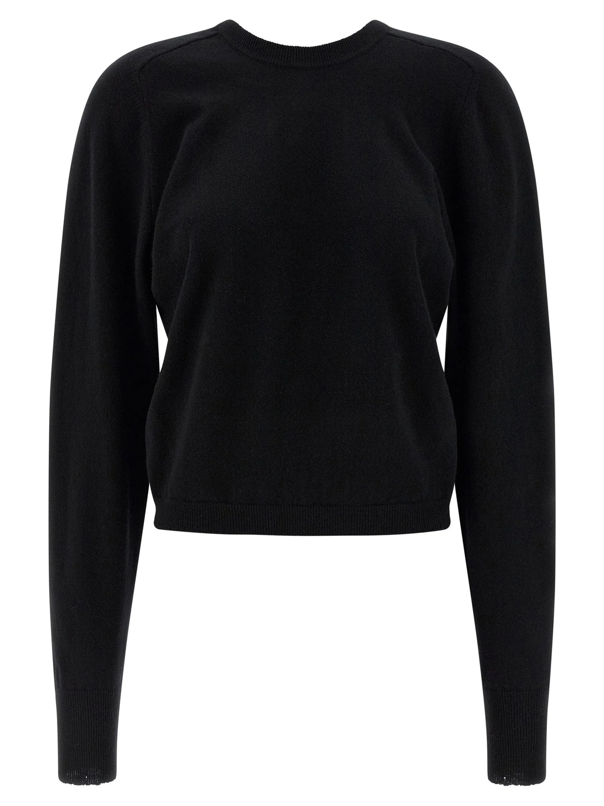 Maison Margiela Black Virgin Wool Cardigan