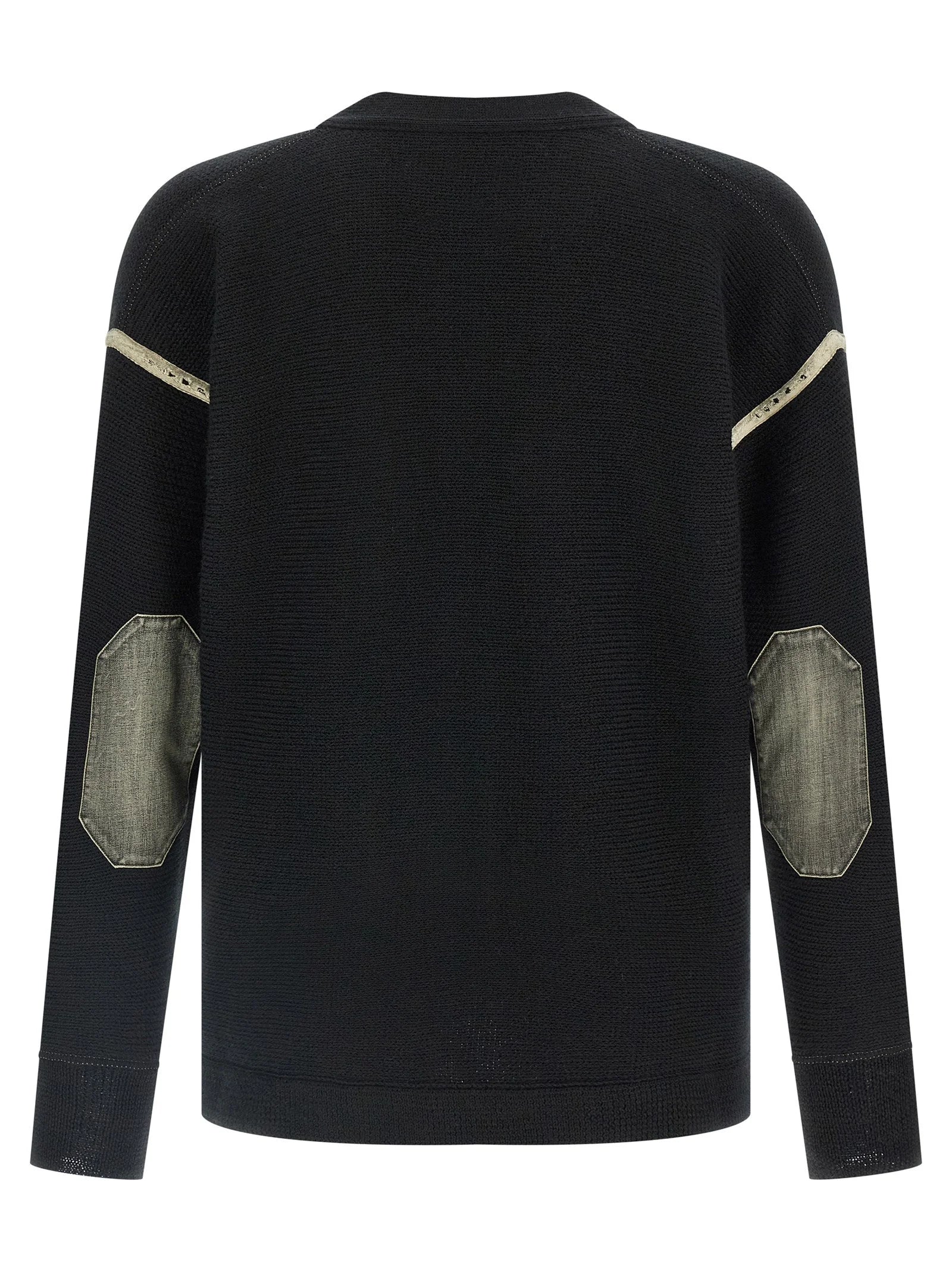 Maison Margiela Black Virgin Wool Cardigan - M
