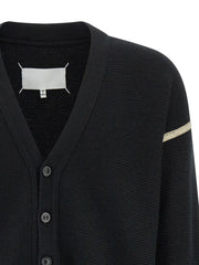 Maison Margiela Black Virgin Wool Cardigan - M