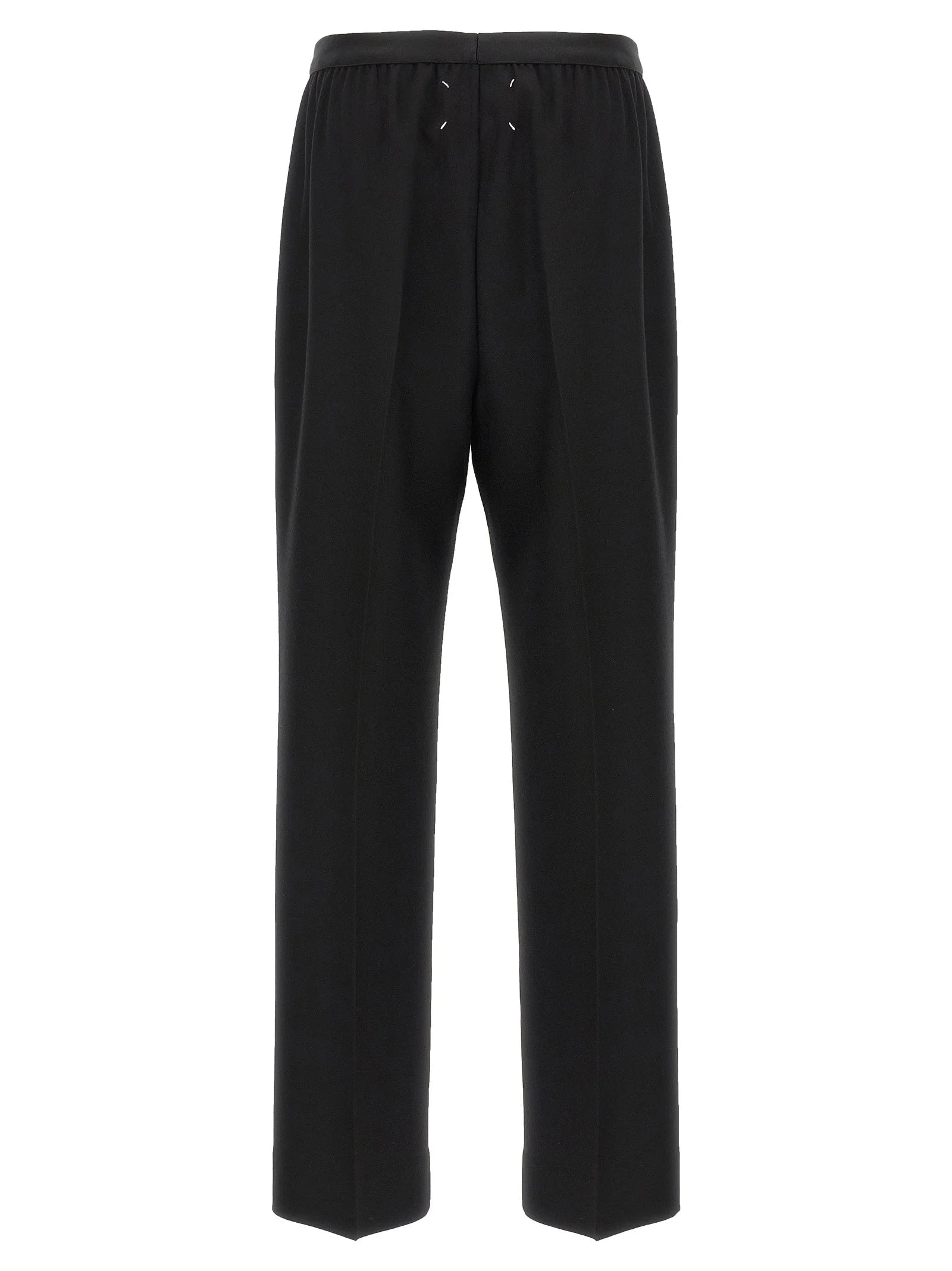 Maison Margiela Black Virgin Wool Casual Pants