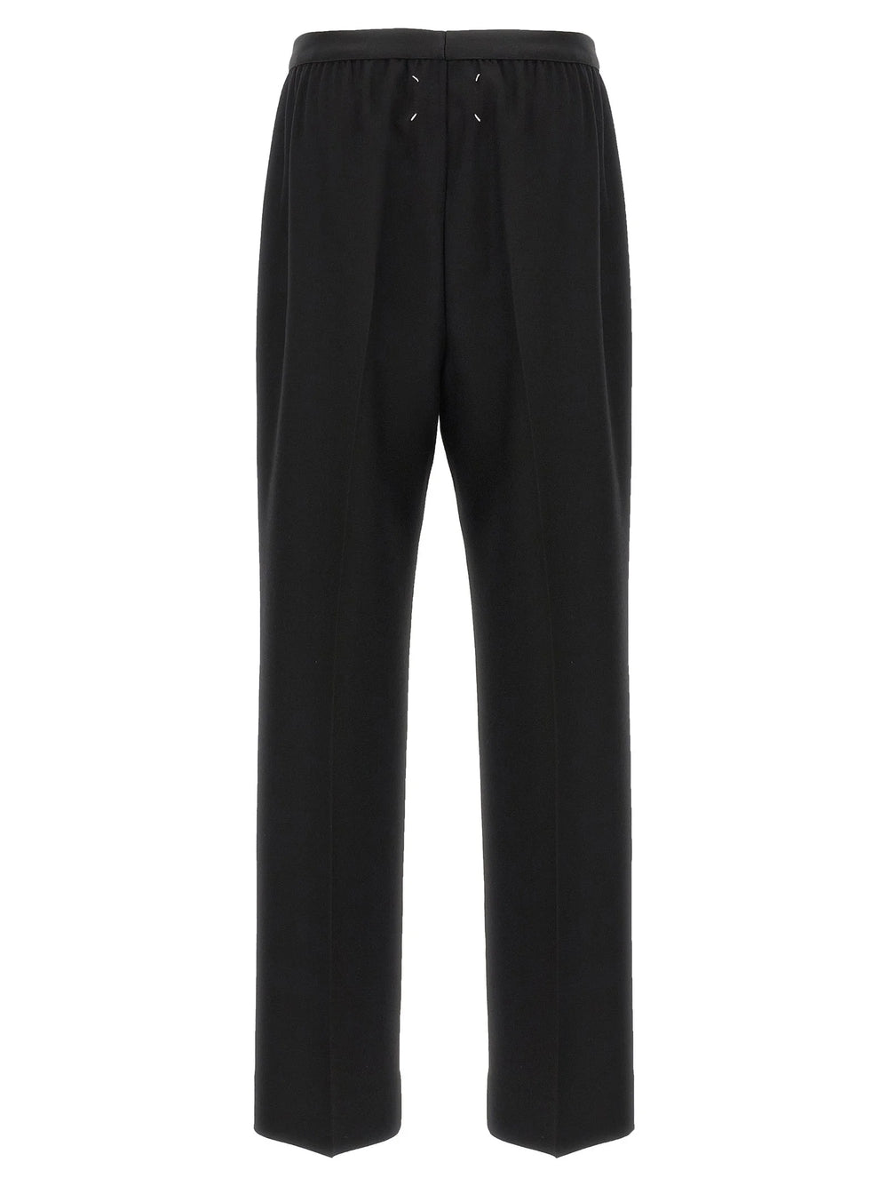 Maison Margiela Black Virgin Wool Casual Pants
