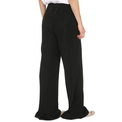 Maison Margiela Black Viscose Casual Pants - 38