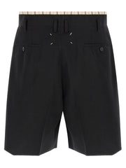 Maison Margiela Black Wool Bermuda Shorts - IT50 | L