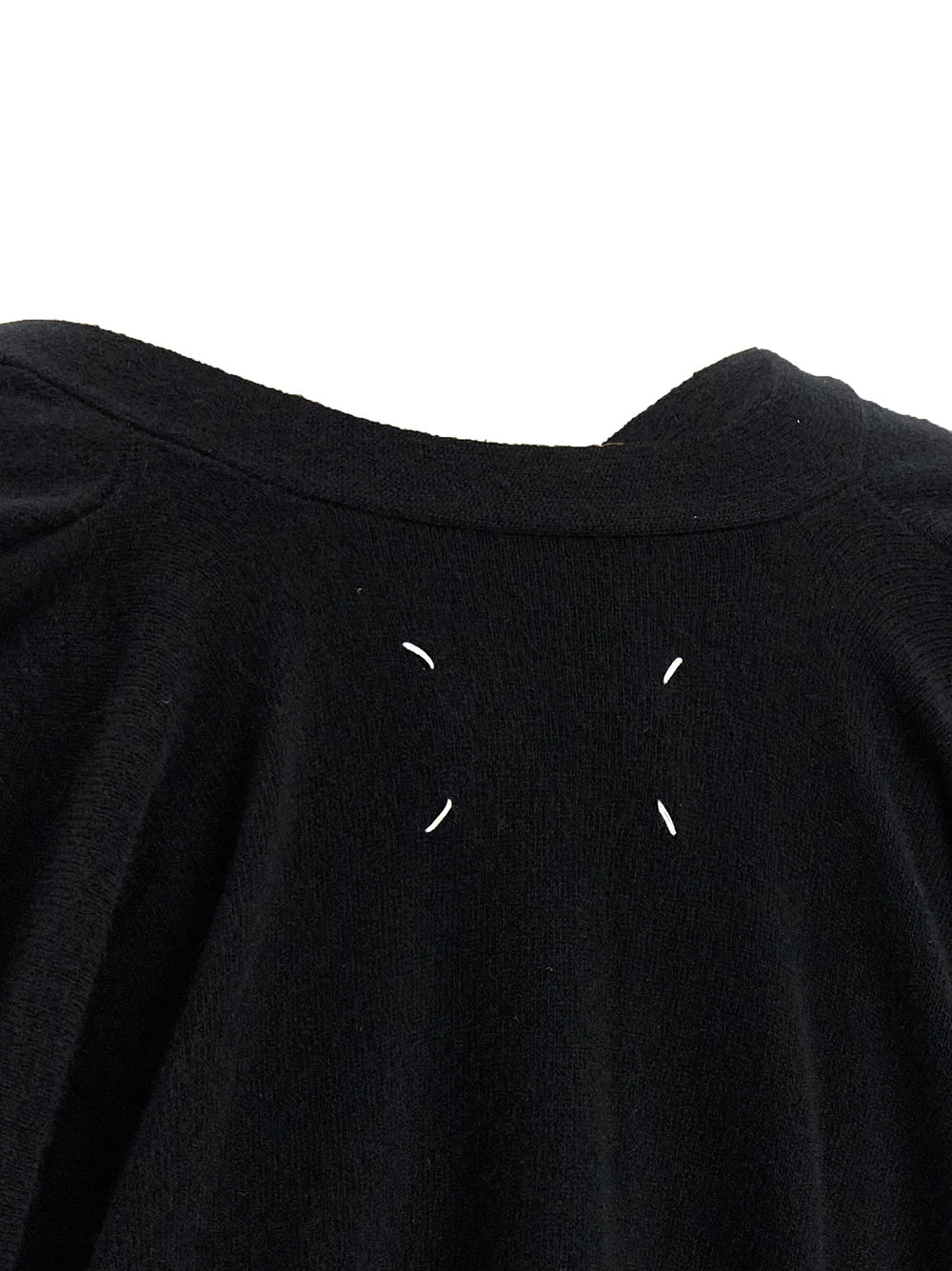 Maison Margiela Black Wool Cardigan