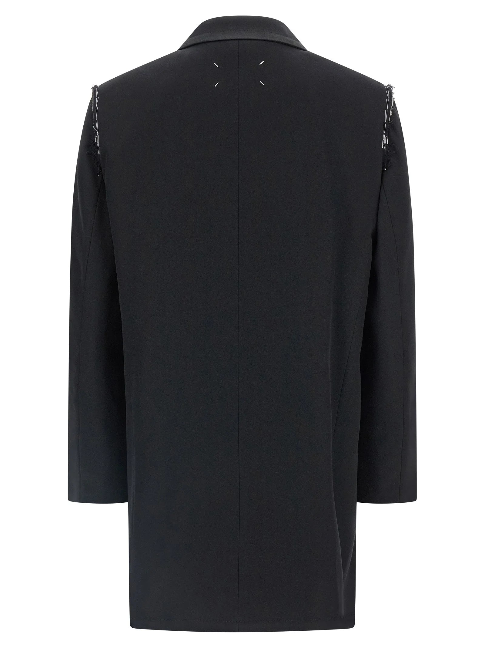 Maison Margiela Black Wool Coat - 48 | M