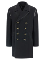 Maison Margiela Black Wool Coat - 48 | M