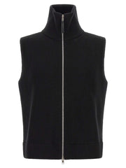 Maison Margiela Black Wool Sleeveles Sweater
