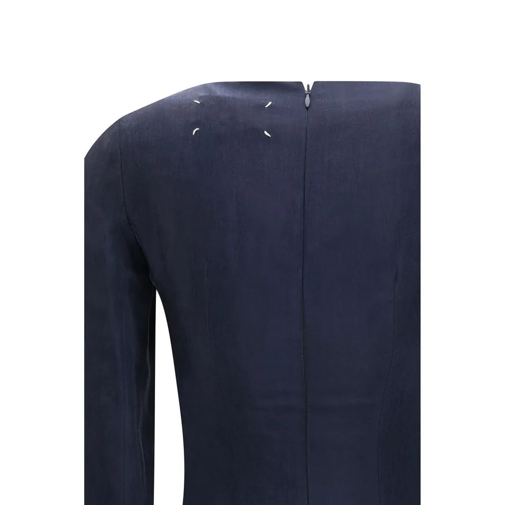 Maison Margiela Modré medené neformálne šaty - IT40 | M