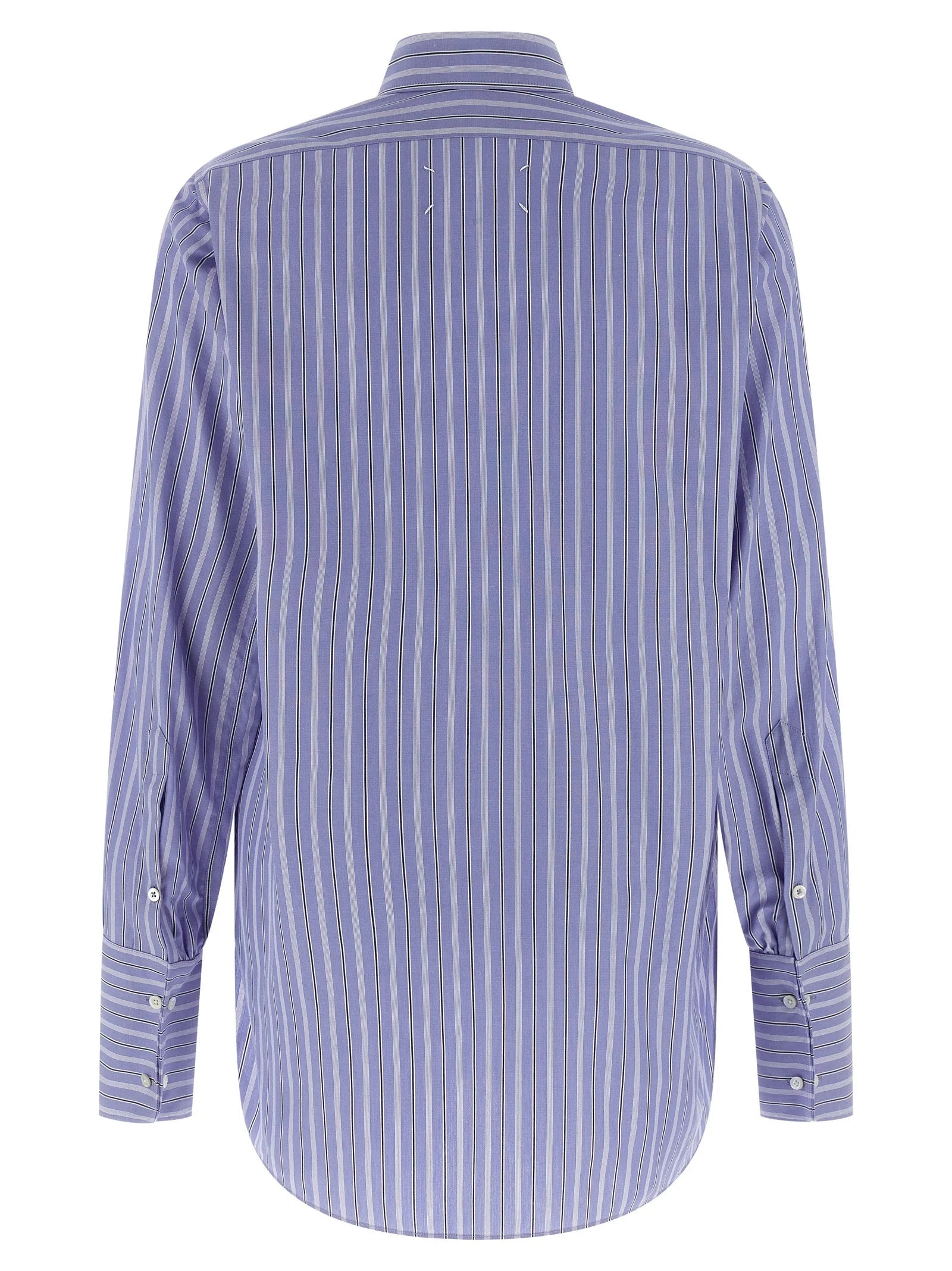 Maison Margiela Blue Cotton Blouse