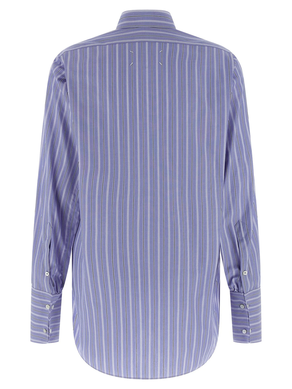 Maison Margiela Blue Cotton Blouse