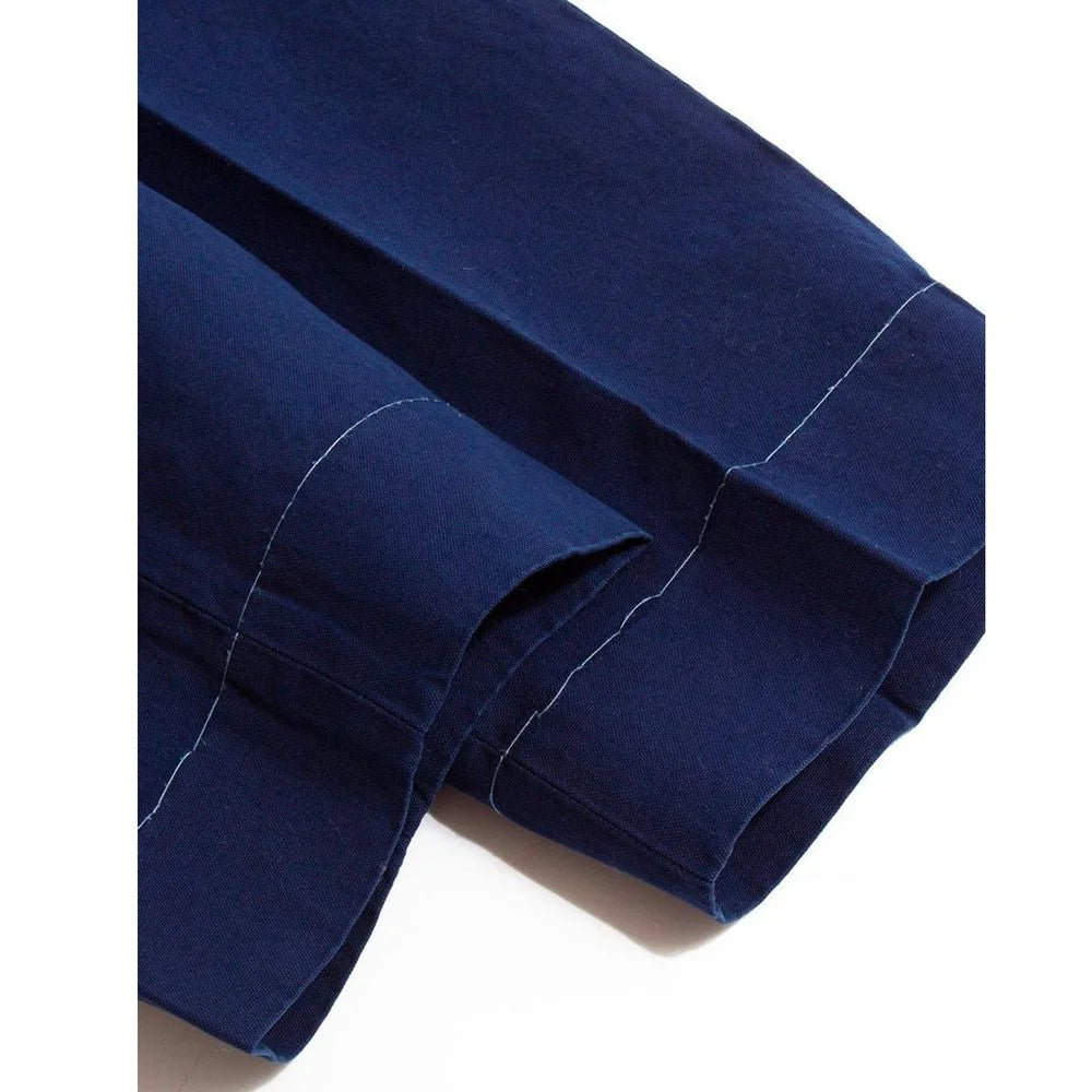 Maison Margiela Blue Cotton Casual Pants - IT50 | L
