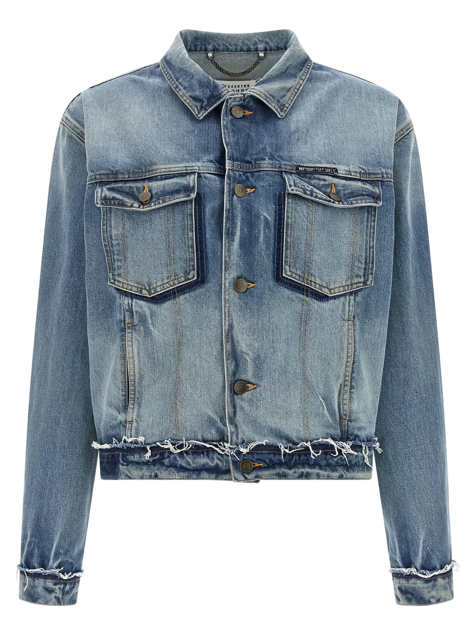 Maison Margiela Blue Cotton Denim Jacket