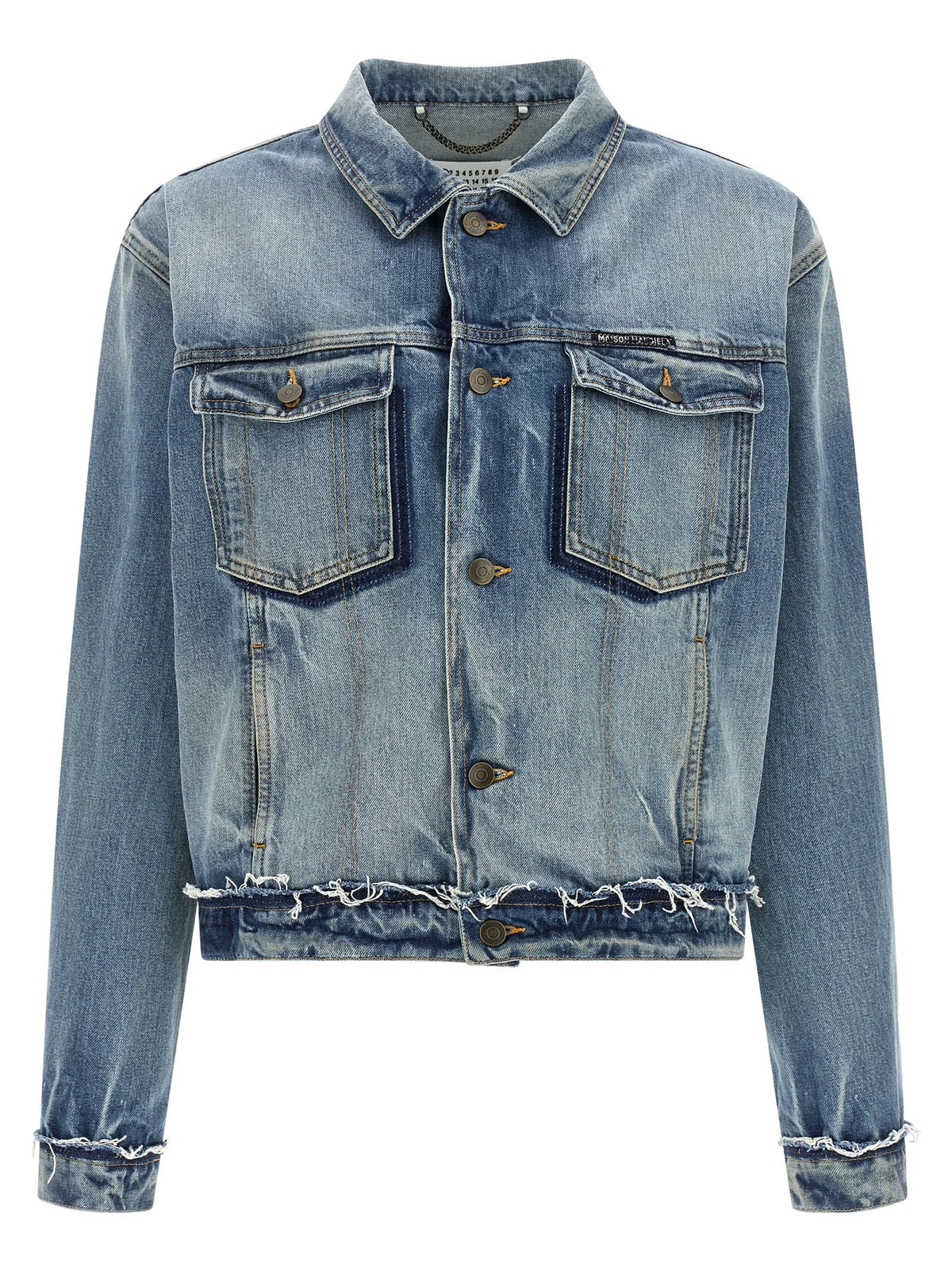 Maison Margiela Blue Cotton Denim Jacket